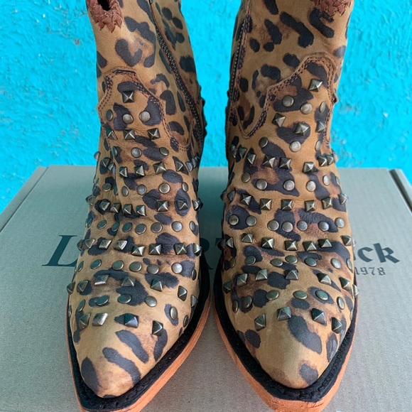 LIBERTY Black Cheetah Boots - Picture 1 of 2